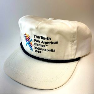 VINTAGE 1987 PAN AMERICAN GAMES STRAP BACK NWOT